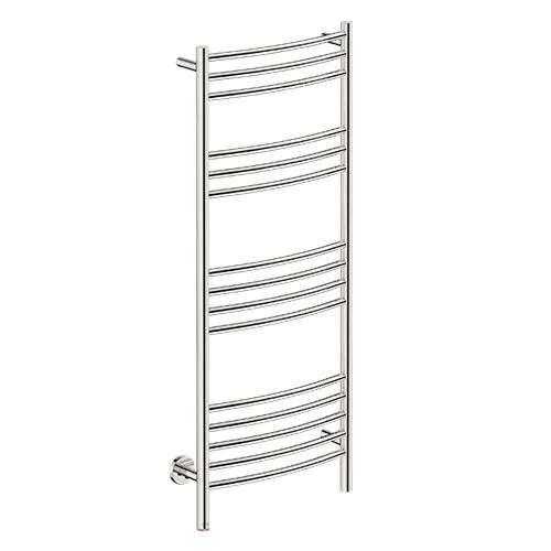 Bathroom Butler Natural 15 Bar Curved PTS Heated Towel Rail 500mm