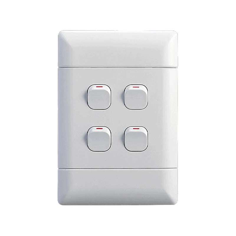 NEU 4 Lever 1-Way Switch 4 x 2