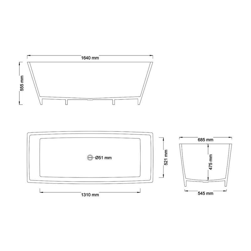 Crystallite Stone Nexus XL Bath