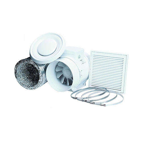 Axial In-Line Fan Kit 200mm