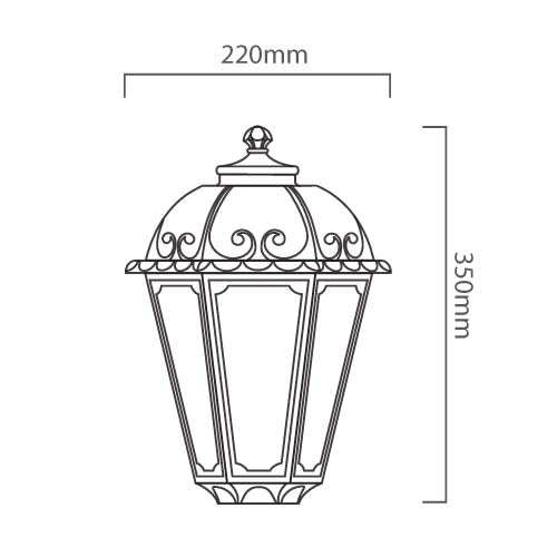 Fumagalli lesse Half Lantern - White