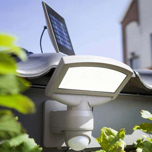 Lutec Sunshine LED Solar Wall Light 3.2W