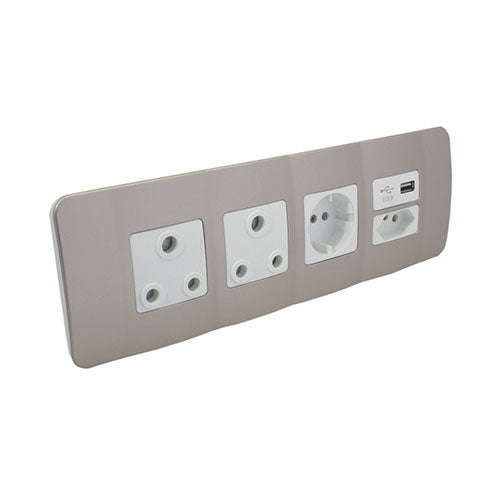 VETi 1 Omni Cluster 5 Module Combo Cluster Socket - White Modules