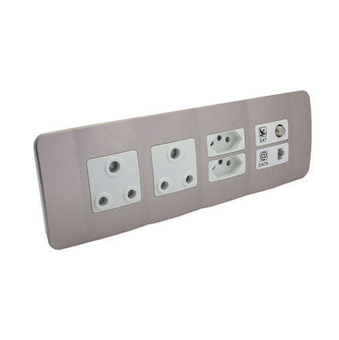 VETi 1 Omni Cluster 6 Module Combo Cluster Socket - White Modules