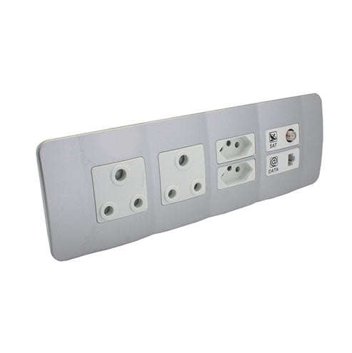 VETi 1 Omni Cluster 6 Module Combo Cluster Socket - White Modules