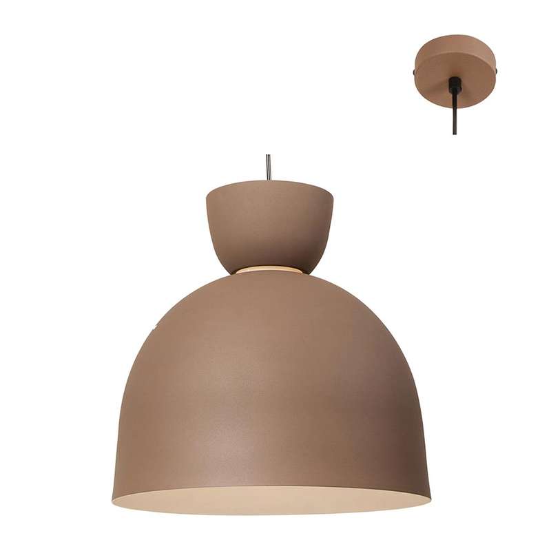 Eurolux Sanded Bell Pendant 365mm