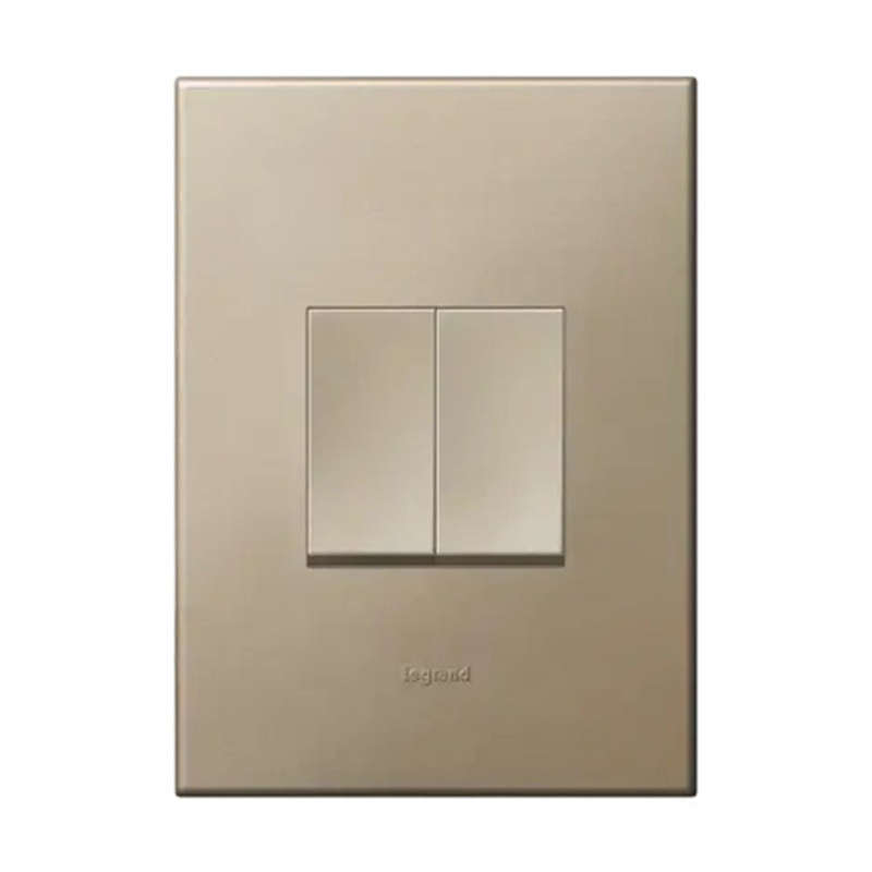 Legrand Arteor 2 Lever Switch with Dimmer 4 x 2