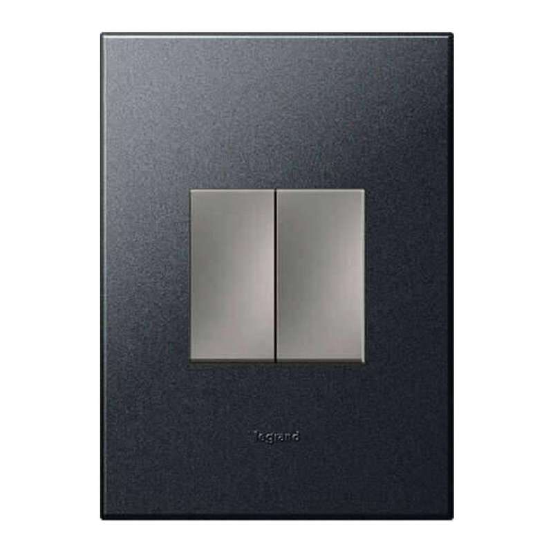 Legrand Arteor 2 Lever Switch with Dimmer 4 x 2