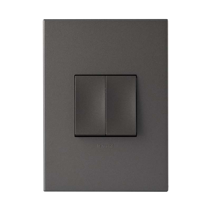 Legrand Arteor 2 Lever Switch with Dimmer 4 x 2