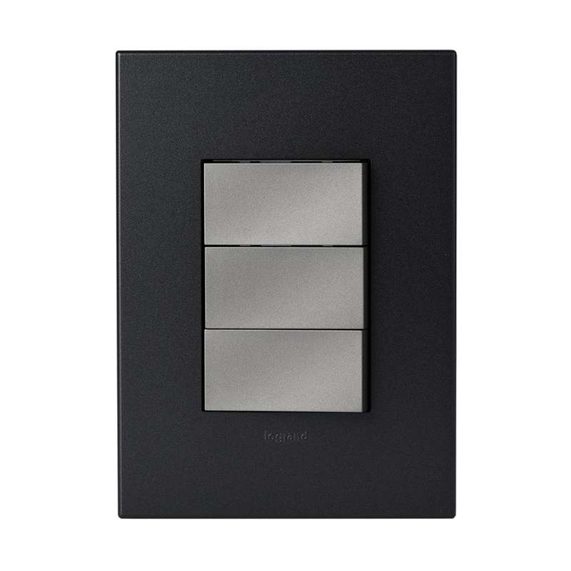 Legrand Arteor 3 Lever 1-Way Light Switch 4 x 2