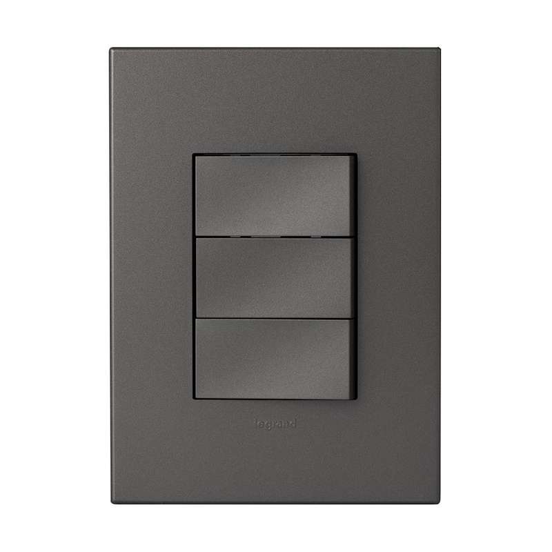 Legrand Arteor 3 Lever 1-Way Light Switch 4 x 2