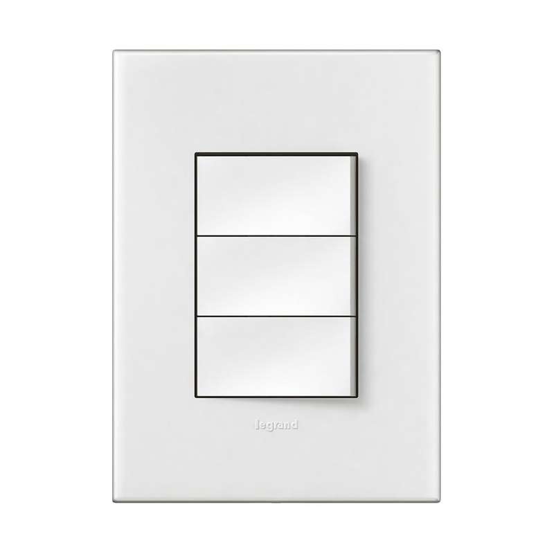 Legrand Arteor 3 Lever 1-Way Light Switch 4 x 2