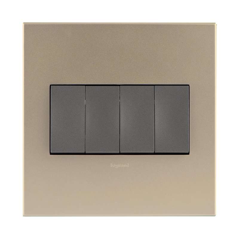 Legrand Arteor 4 Lever 1-Way Light Switch 4 x 4
