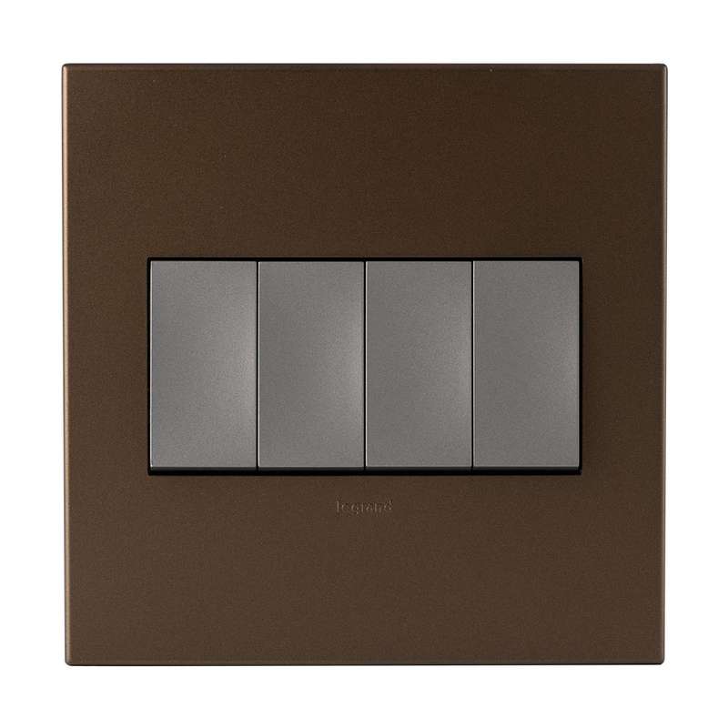 Legrand Arteor 4 Lever 1-Way Light Switch 4 x 4