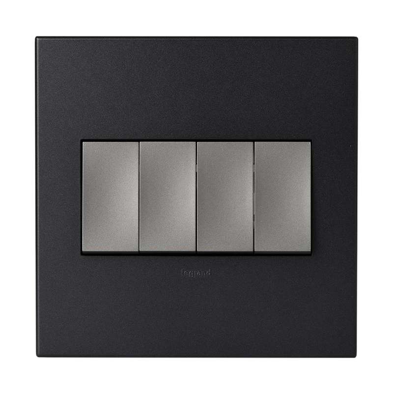 Legrand Arteor 4 Lever 1-Way Light Switch 4 x 4
