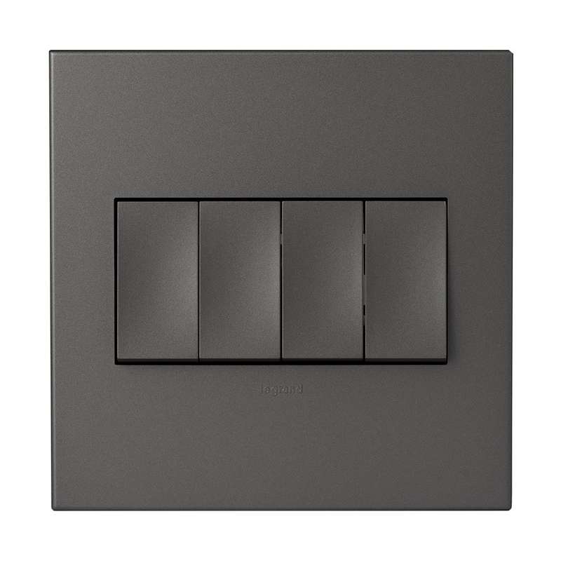 Legrand Arteor 4 Lever 1-Way Light Switch 4 x 4