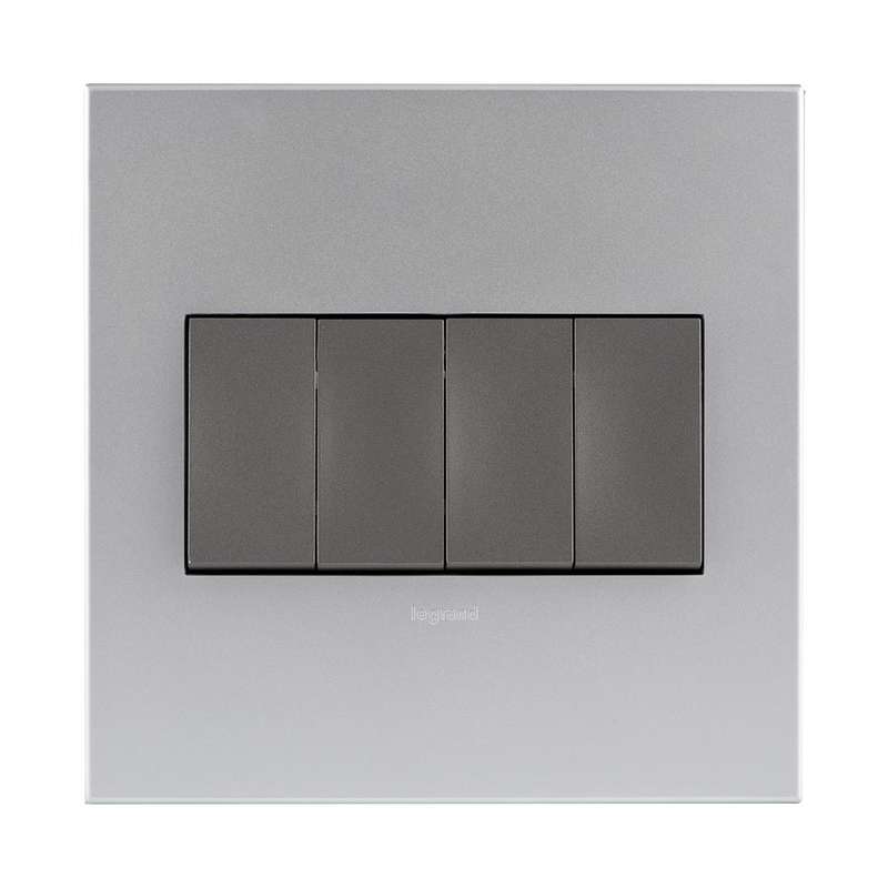 Legrand Arteor 4 Lever 1-Way Light Switch 4 x 4