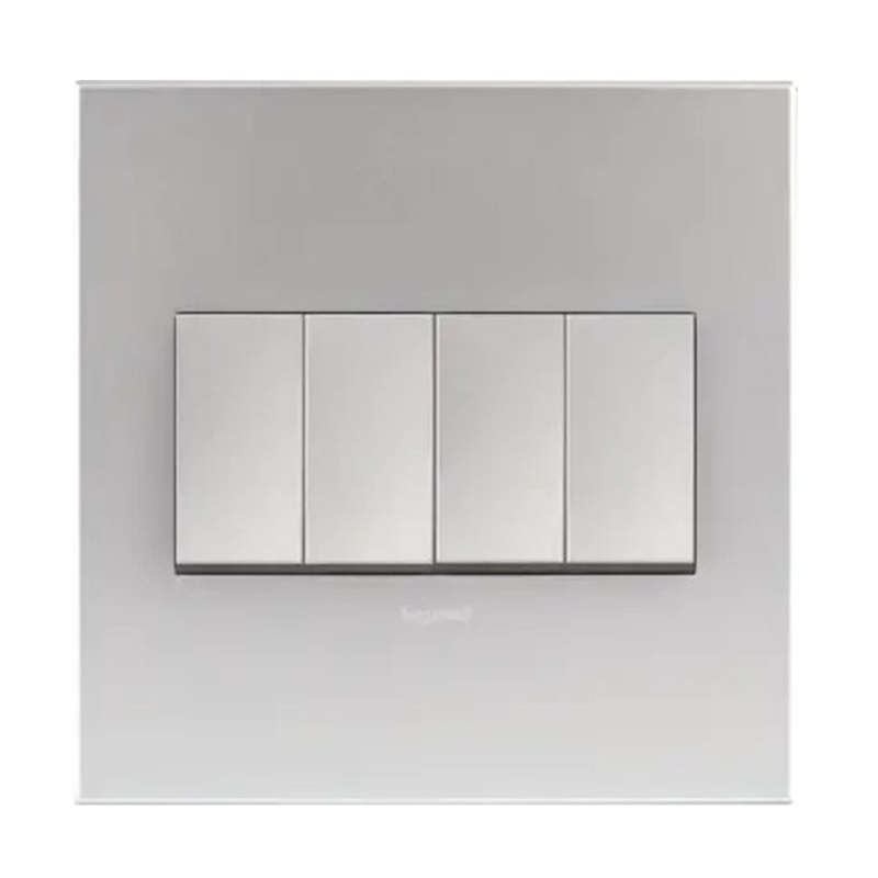 Legrand Arteor 4 Lever 1-Way Light Switch 4 x 4