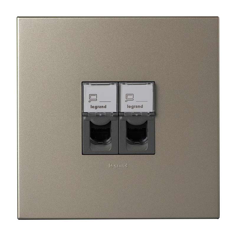 Legrand Arteor Double Network Socket  4 x 4