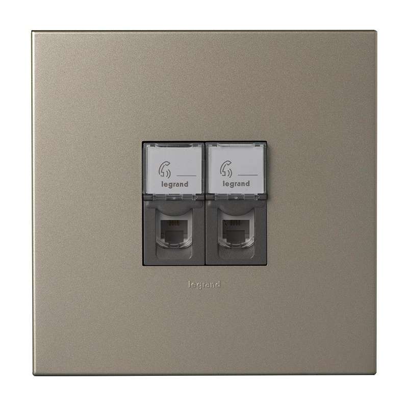 Legrand Arteor Double Telephone Socket 4 x 4