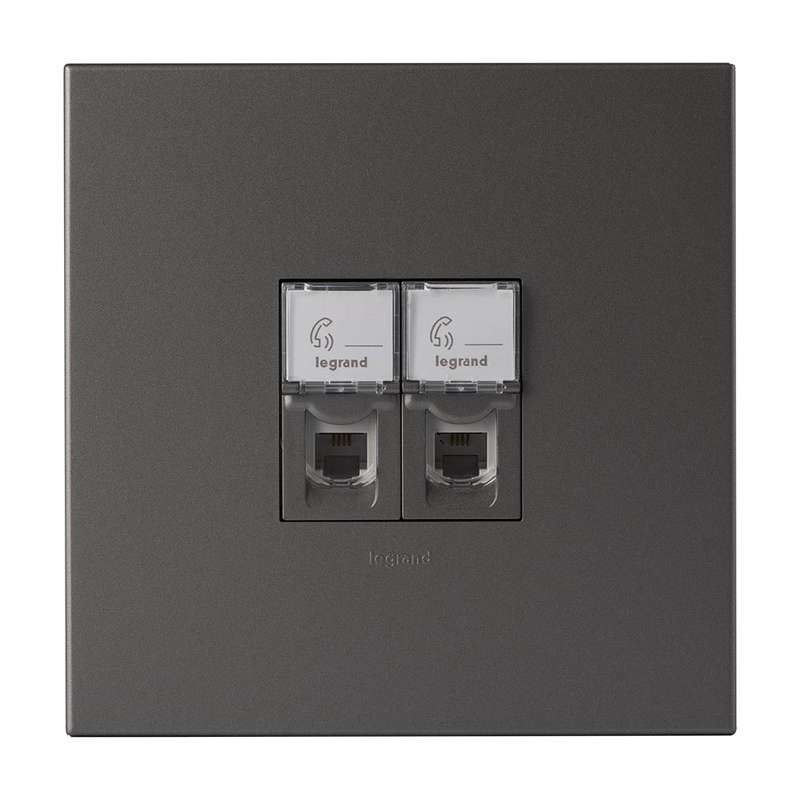 Legrand Arteor Double Telephone Socket 4 x 4