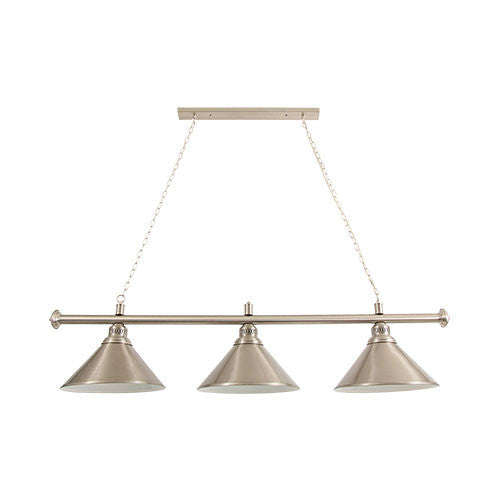 Bright Star Satin Chrome 3 Light Pendant