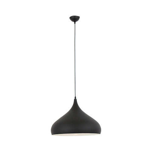 Bright Star Matt Black Aluminium 1 Light Pendant