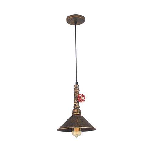 Bright Star Steampunk Aluminium Pendant