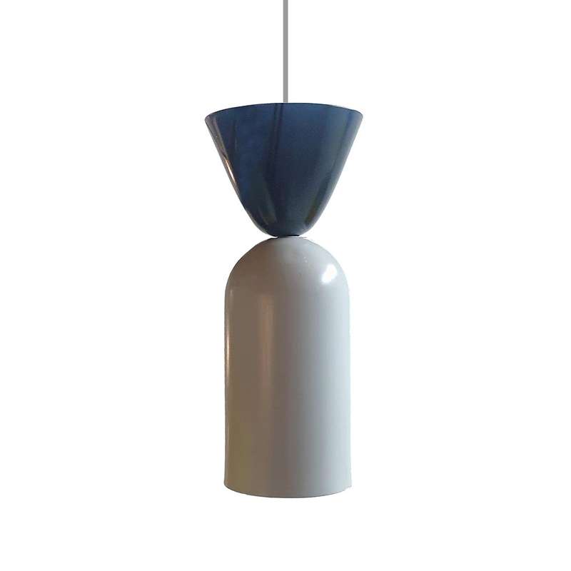 Chagall Ocean Spun Metal Pendant