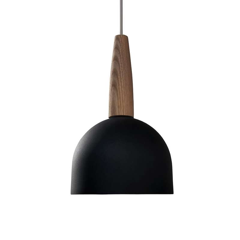 Rene Wood Spun Metal Pendant