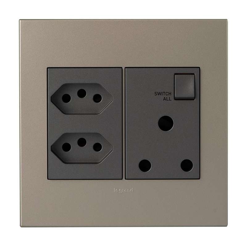 Legrand Arteor RSA 2 Slimline Socket 4 x 4