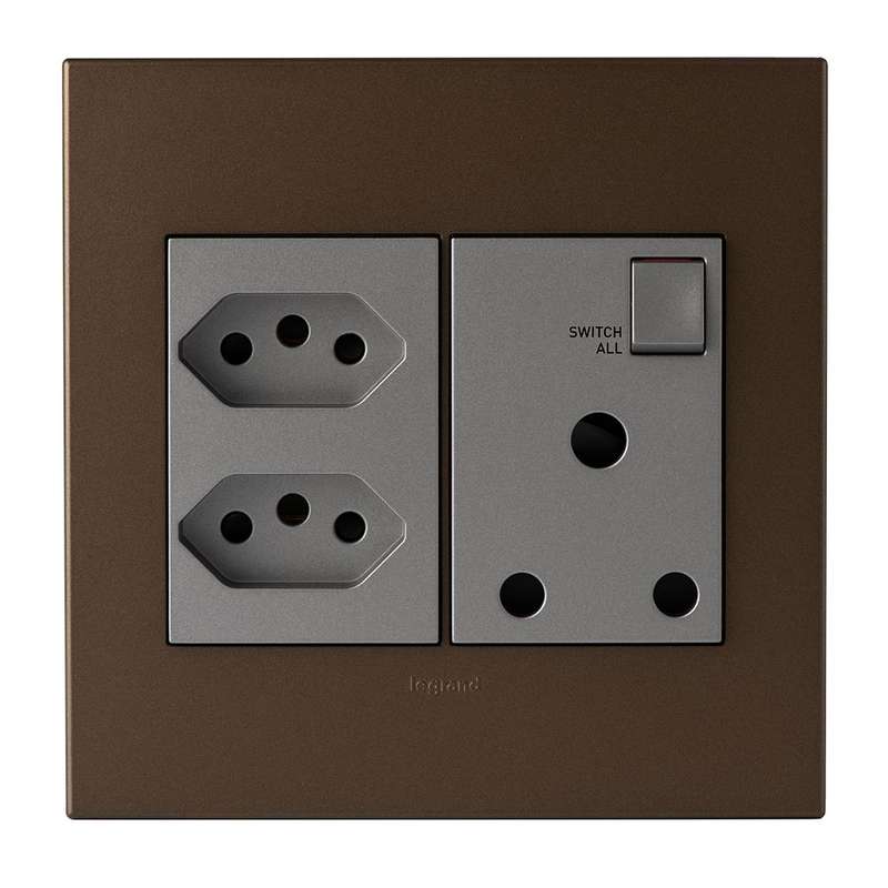 Legrand Arteor RSA 2 Slimline Socket 4 x 4