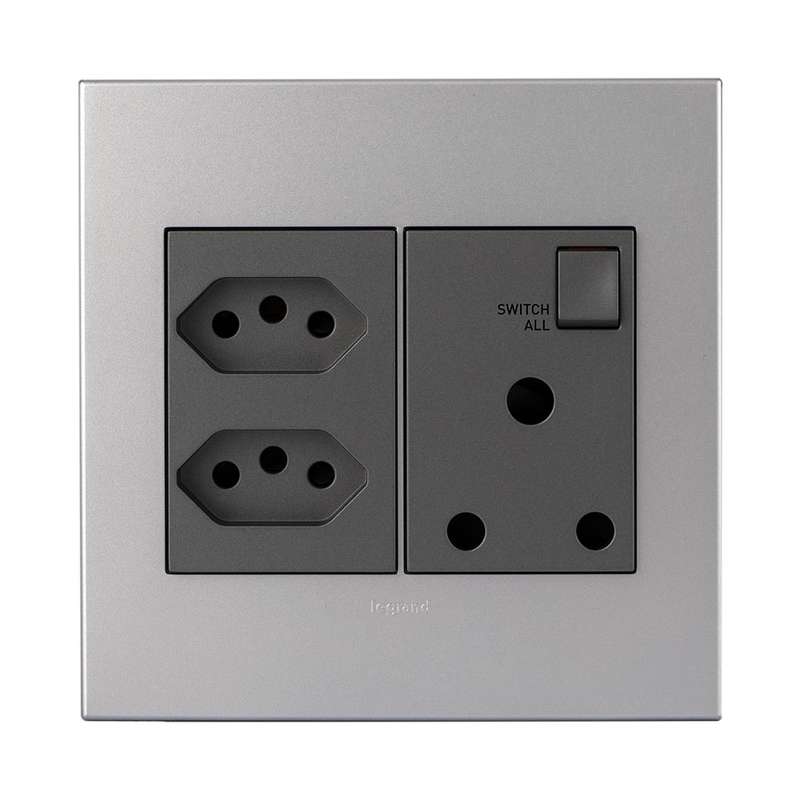 Legrand Arteor RSA 2 Slimline Socket 4 x 4