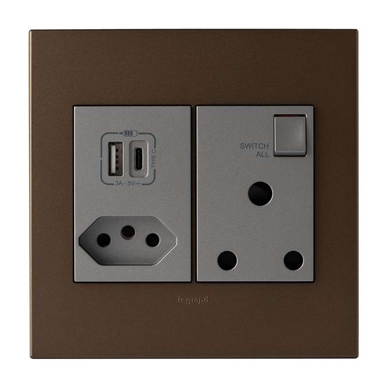 Legrand Arteor USB Combo Socket 4 x 4