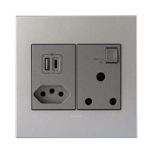 Legrand Arteor USB Combo Socket 4 x 4