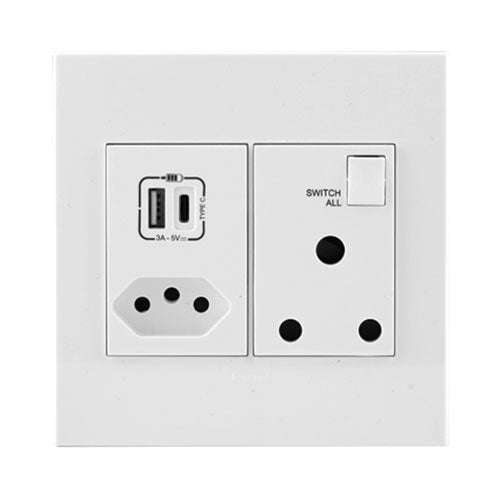 Legrand Arteor USB Combo Socket 4 x 4
