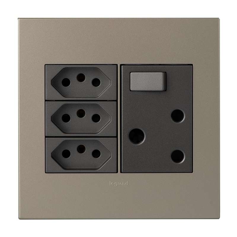 Legrand Arteor RSA 3 Slimline Socket 4 x 4