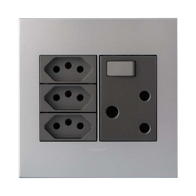 Legrand Arteor RSA 3 Slimline Socket 4 x 4