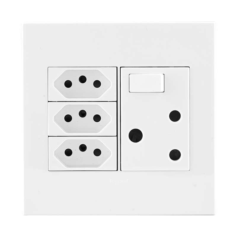 Legrand Arteor RSA 3 Slimline Socket 4 x 4