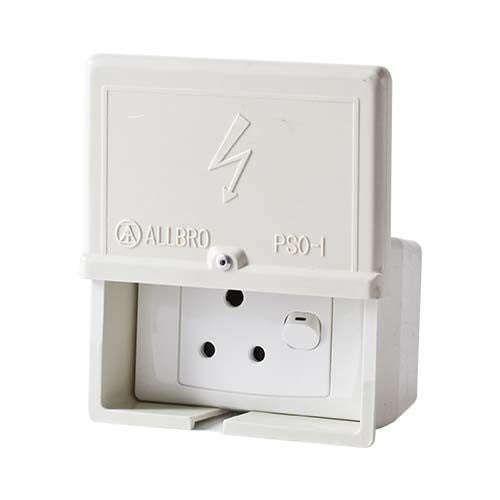 Allbro PSO1 Surface Mount Extension Box - 85 x 130 x 70mm