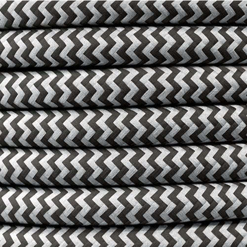 Spazio Canvas Cable 0.75mm² x 20m - Black & White