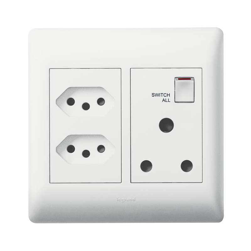 Legrand Ysalis RSA 2 Slimline Socket 4 x 4