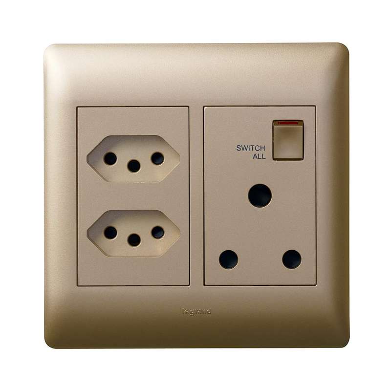 Legrand Ysalis RSA 2 Slimline Socket 4 x 4