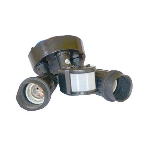 PAR 38 Double Floodlight Fitting with Sensor