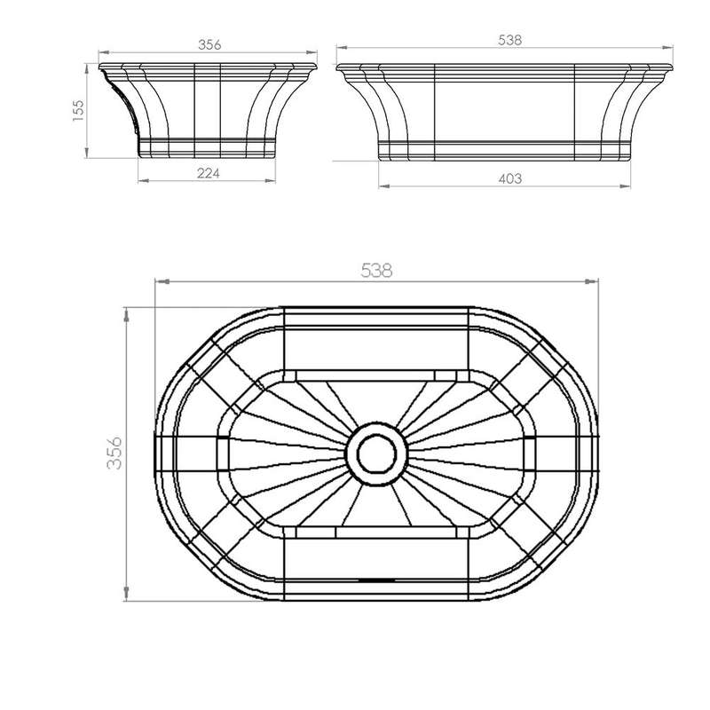Primis ThruColour Counter Top Vanity Basin
