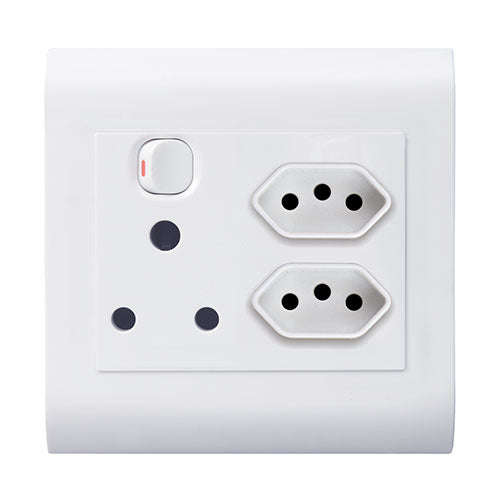 Lesco Pipelli RSA Slimline Combo Socket 4 x 4
