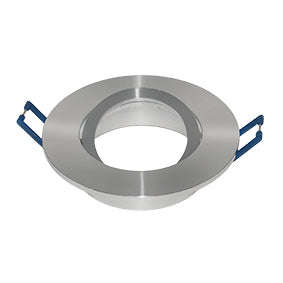 PioLED S6616 Tiltable Round Aluminium Downlight - Silver