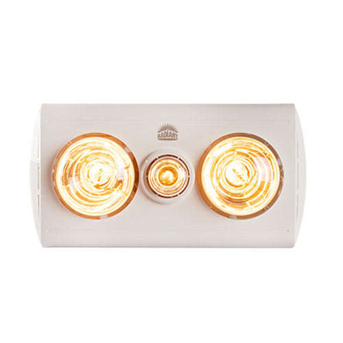3 Light Ceiling Mount Bathroom Heater