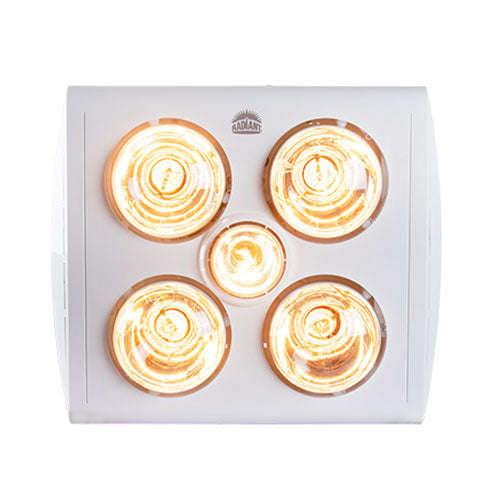 4 Light Ceiling Mount Bathroom Heater
