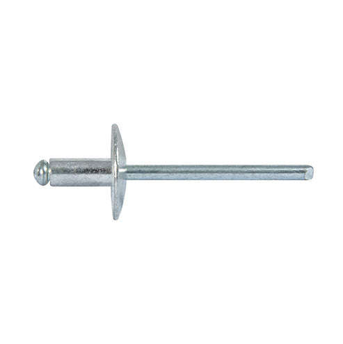 Ruwag Blind Rivet L/Flange 4.8 x 12mm (12)